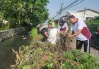 Polsek-Gedangan-Gelar-Kerja-Bakti-Bersihkan-Aliran-Sungai