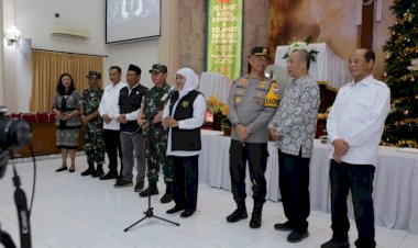 Kapolda-Jatim-bersama-Forkopimda-Kunjungi-Sejumlah-Gereja-Cek-Kesiapan-Natal-Nasional