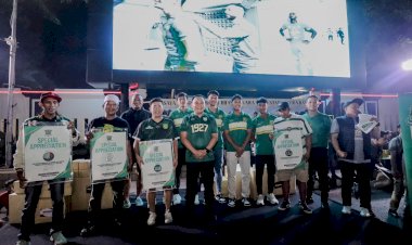 Meriah-dan-Semarak,-Polrestabes-Surabaya-Fasilitasi-Bonek-Bonita-Nobar-Persebaya-vs-Arema-FC