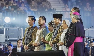 Hadiri-Perayaan-Natal-Nasional,-Presiden-Prabowo-Sampaikan-Terima-Kasih-ke-Kapolri-&-Panglima-TNI