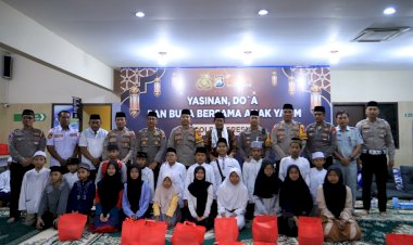 Safari-Ramadhan-Polres-Gresik-Gelar-Doa-dan-Buka-Bersama-Anak-Yatim