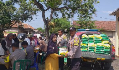Polres-Madiun-Kota-Salurkan-4-Ton-Beras-SPHP-untuk-4-Desa