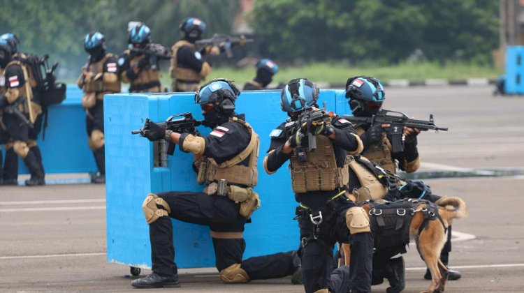 Polri Terkait Perdamaian Gaza Brimob Siapkan 350 Personel